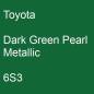 Preview: Toyota, Dark Green Pearl Metallic, 6S3.